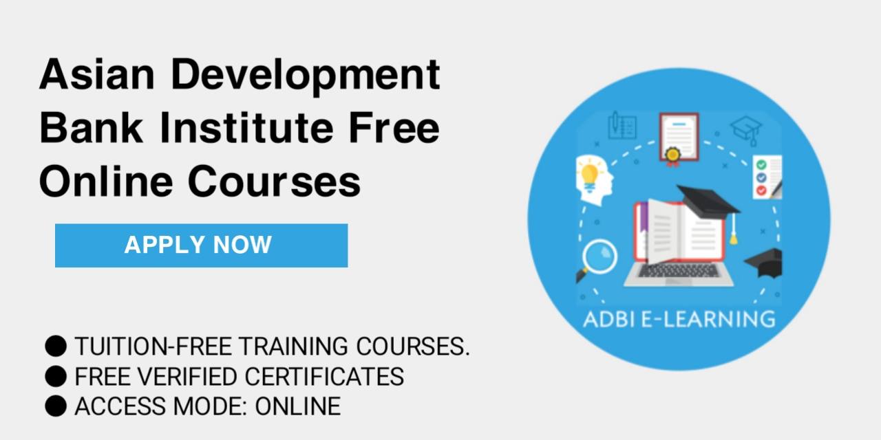 ADBI Free Online Courses