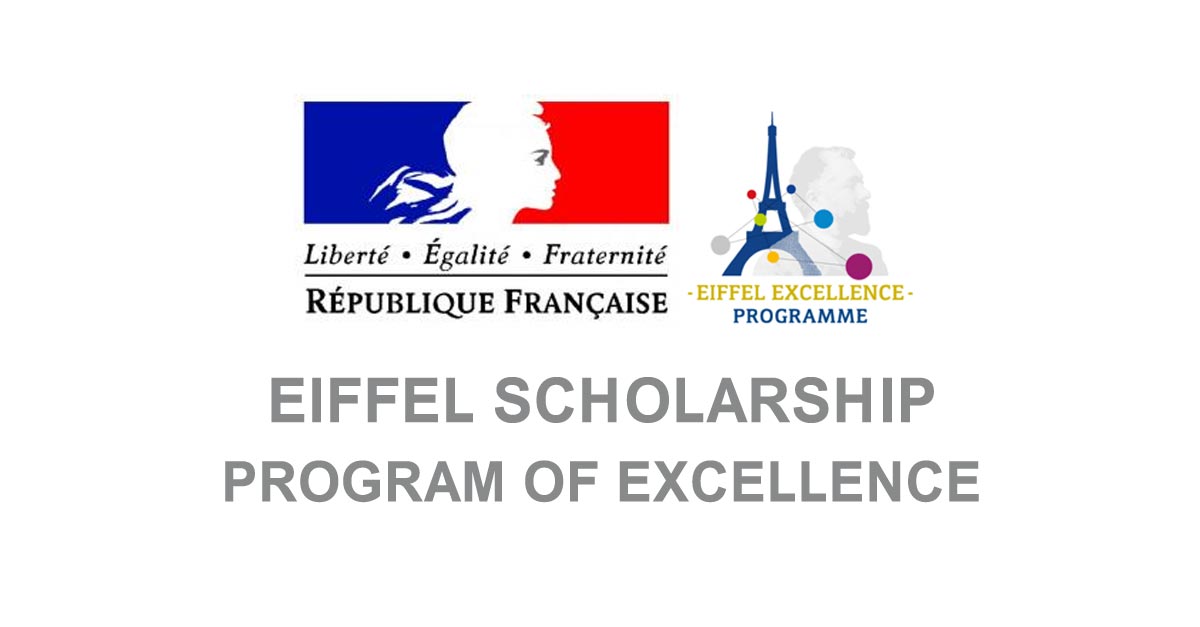 France Excellence Eiffel Scholarship for Masters & PhD